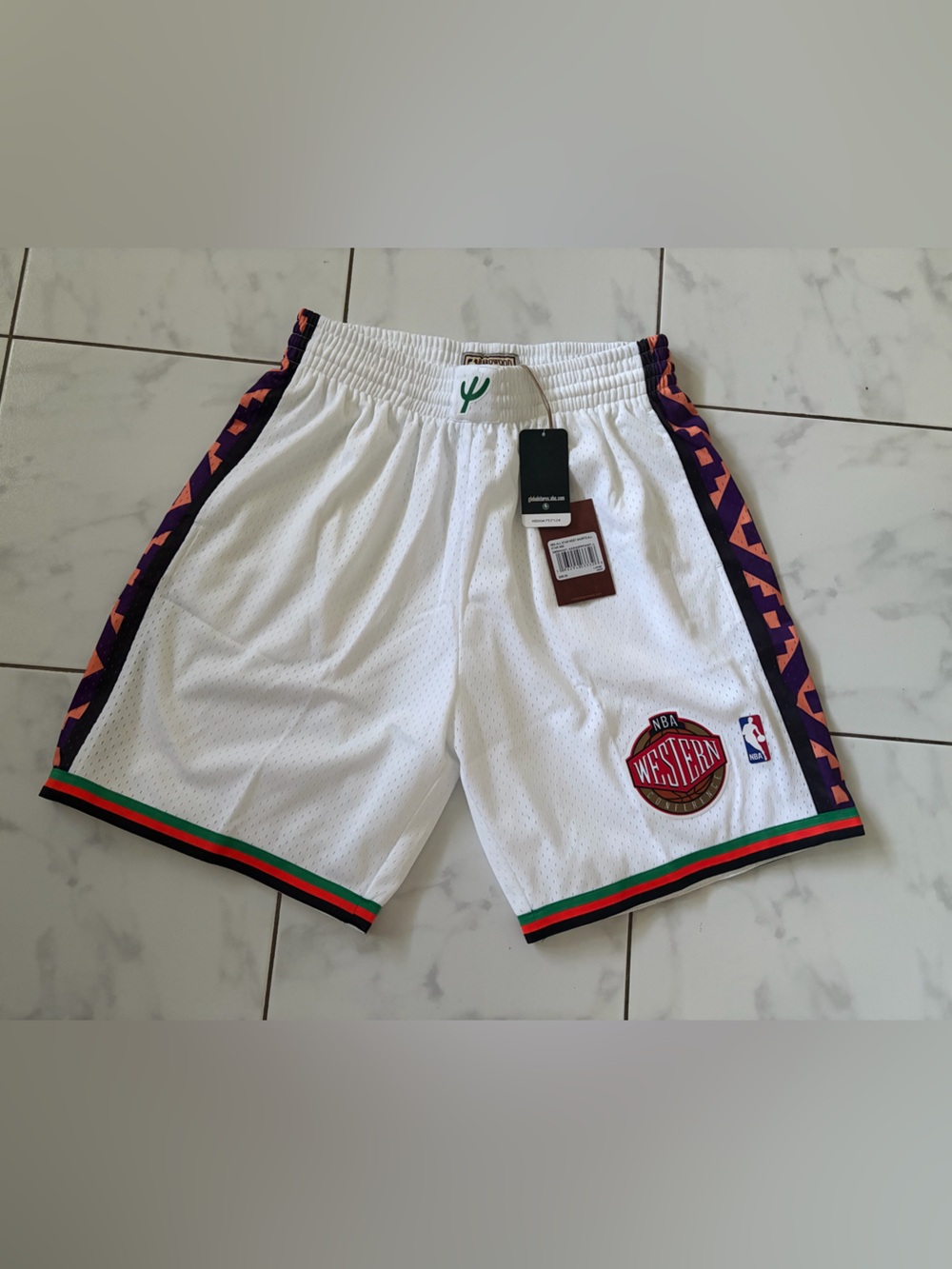 Mitchell & Ness 1995 NBA Western Conference Swingman Mesh Basketball Shorts L